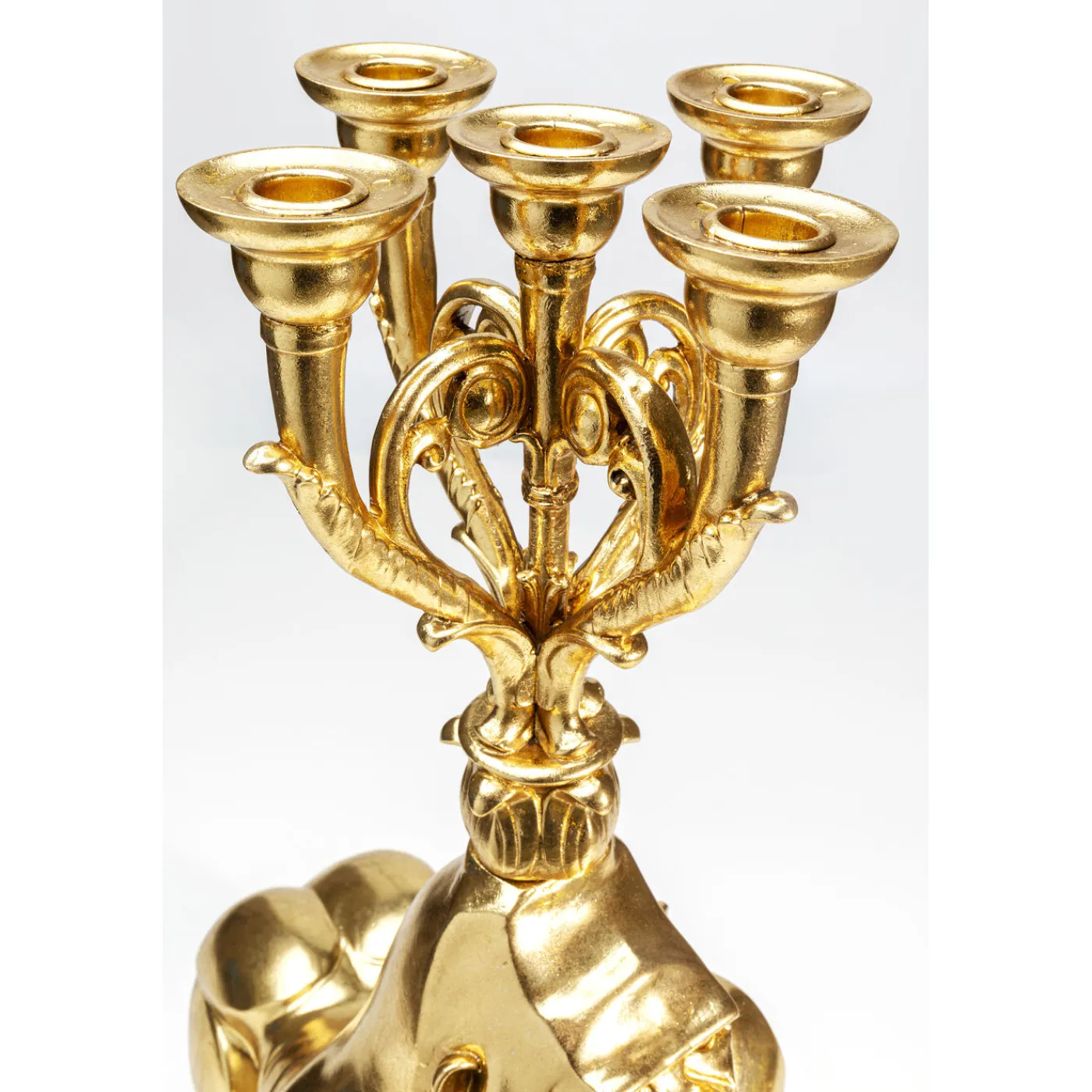 KARE Design Bougeoir Gorilla Dore 71Cm