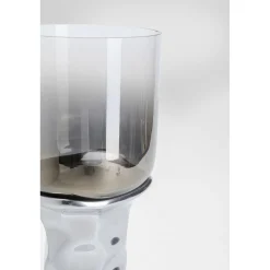 KARE Design Bougeoir Jade Argente 38Cm