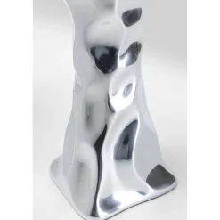KARE Design Bougeoir Jade Argente 38Cm
