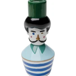 KARE Design Bougeoir Monsieur Mustache 16Cm