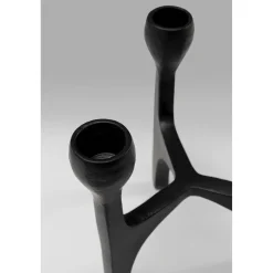 KARE Design Bougeoir Stacky Noir 15Cm