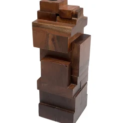 KARE Design Bougeoir Wood Tetris 31Cm