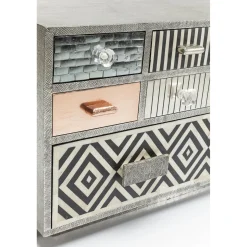 KARE Design Buffet Bas Chalet 1 Porte,5 Tiroirs