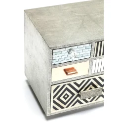 KARE Design Buffet Bas Chalet 1 Porte,5 Tiroirs