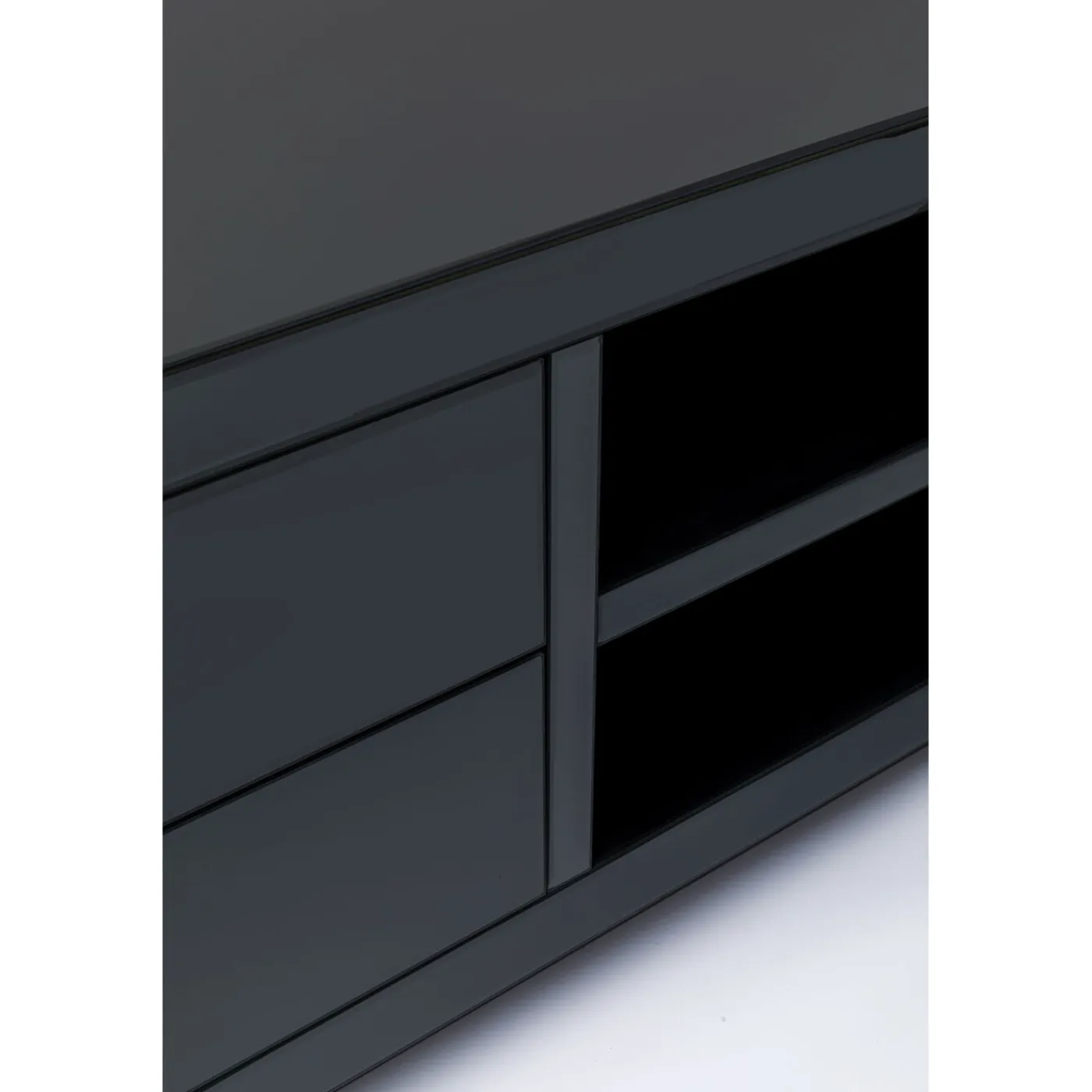 KARE Design Buffet Bas Luxury Push Gris 140X50Cm