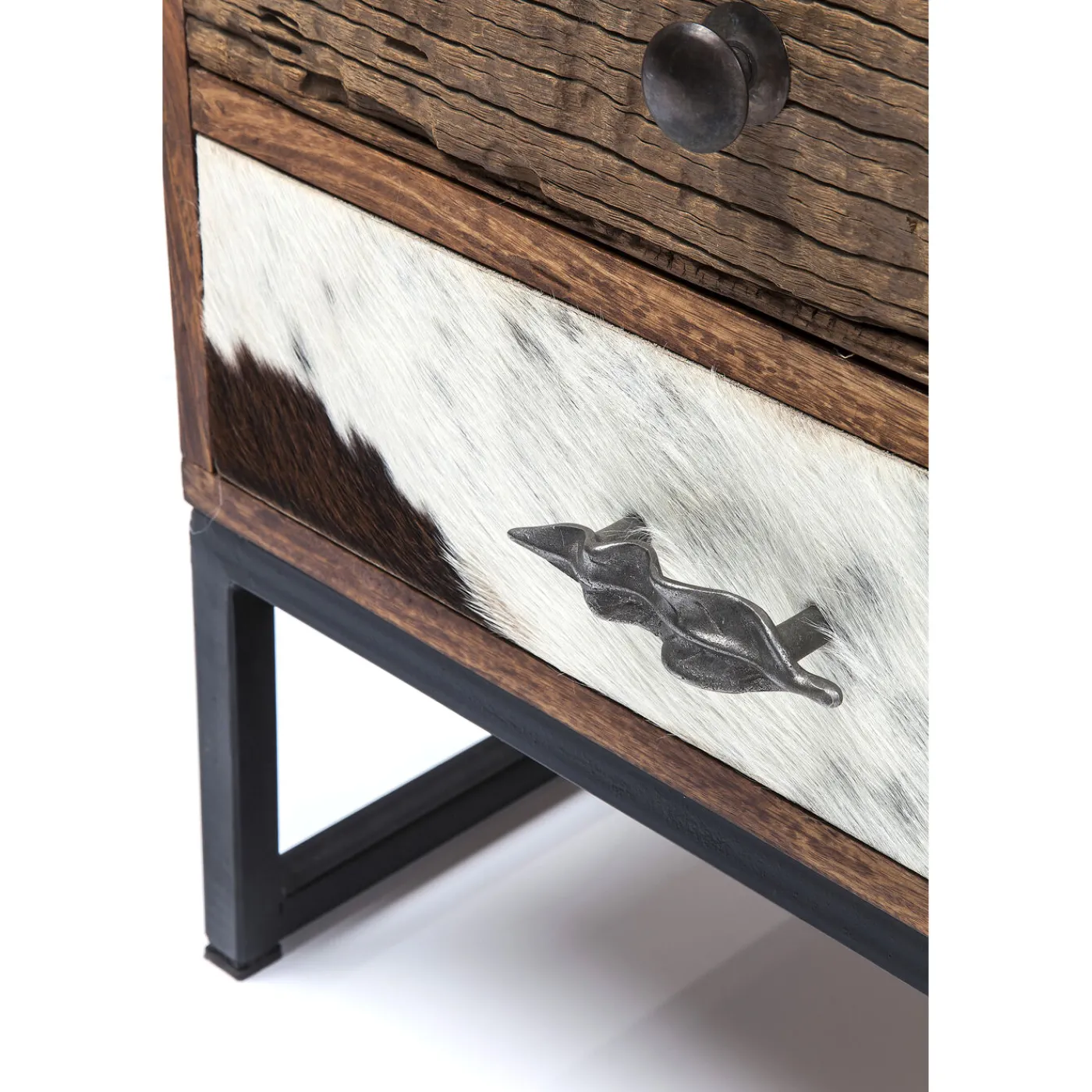 KARE Design Buffet Bas Rodeo 1 Porte,3 Tiroirs