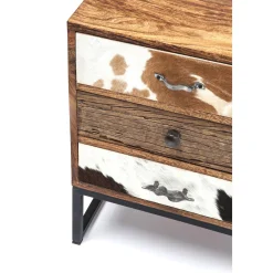 KARE Design Buffet Bas Rodeo 1 Porte,3 Tiroirs