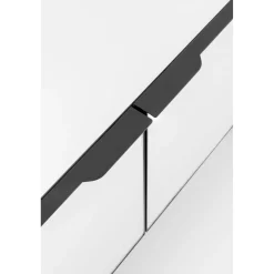 KARE Design Buffet Bas Soran Noir 180X40Cm