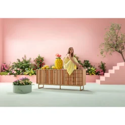 KARE Design Buffet Concertina Nature 186X74Cm