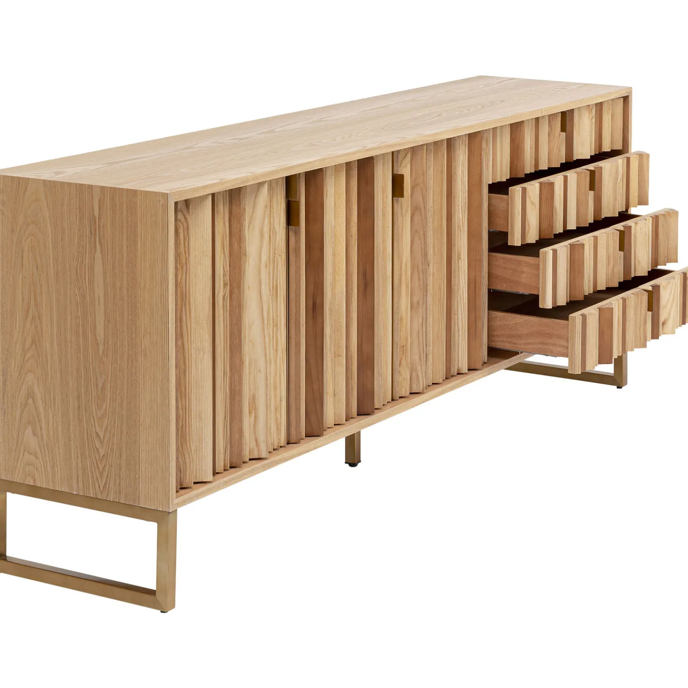 KARE Design Buffet Concertina Nature 186X74Cm