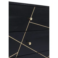 KARE Design Buffet Gold Vein 6 Tiroirs 145X82Cm