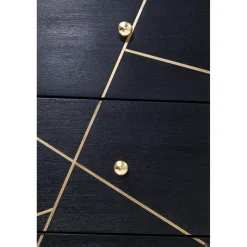 KARE Design Buffet Gold Vein 6 Tiroirs 145X82Cm