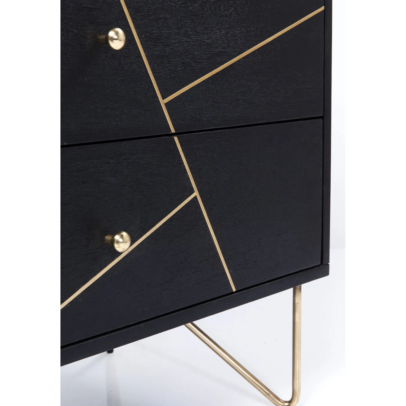 KARE Design Buffet Gold Vein 6 Tiroirs 145X82Cm