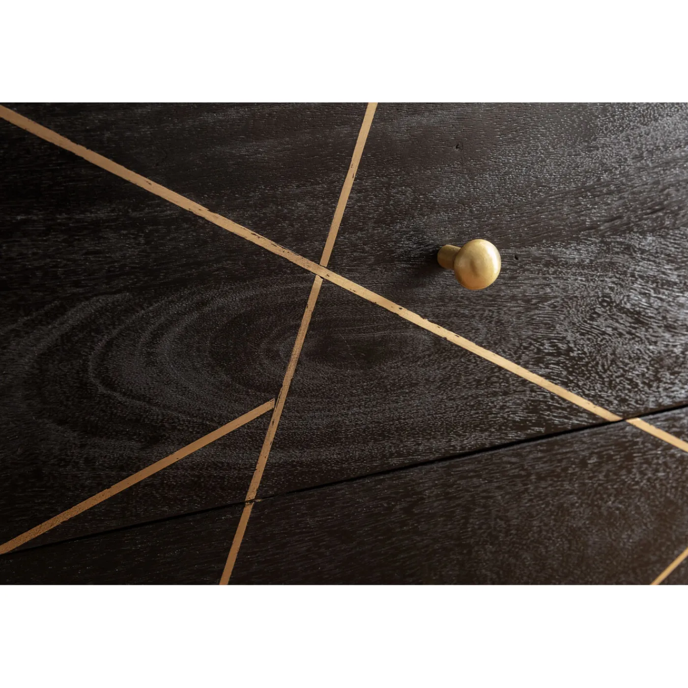 KARE Design Buffet Gold Vein 6 Tiroirs 145X82Cm