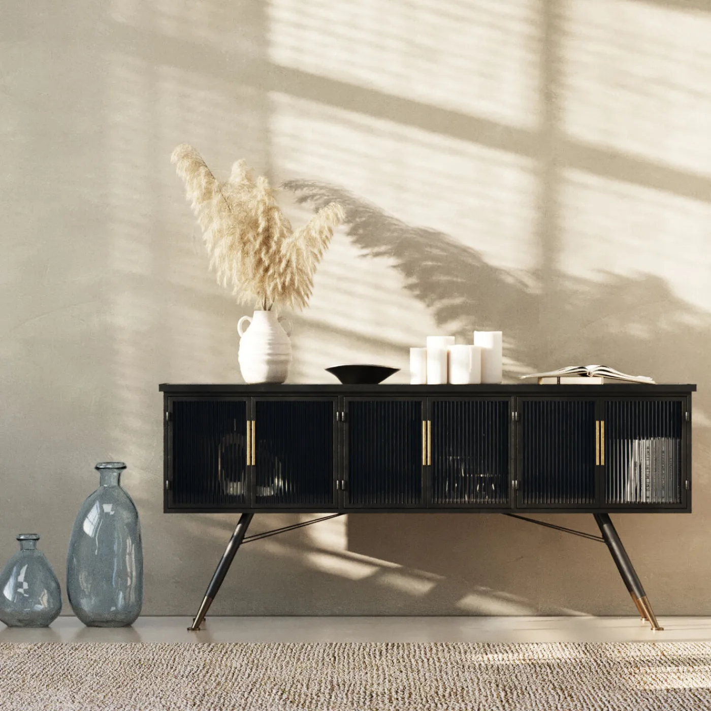 KARE Design Buffet La Gomera 6-Portes