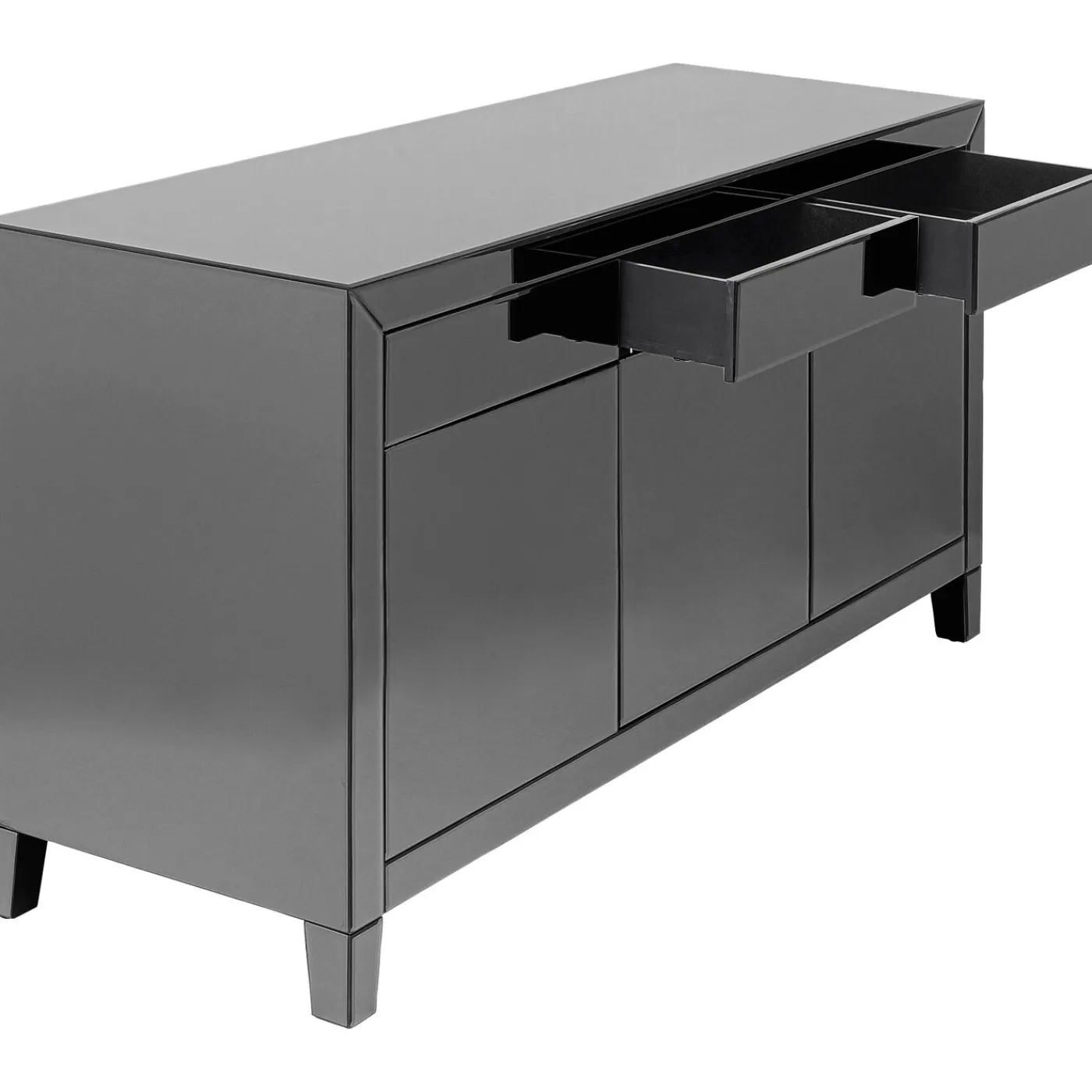 KARE Design Buffet Luxury Push Gris