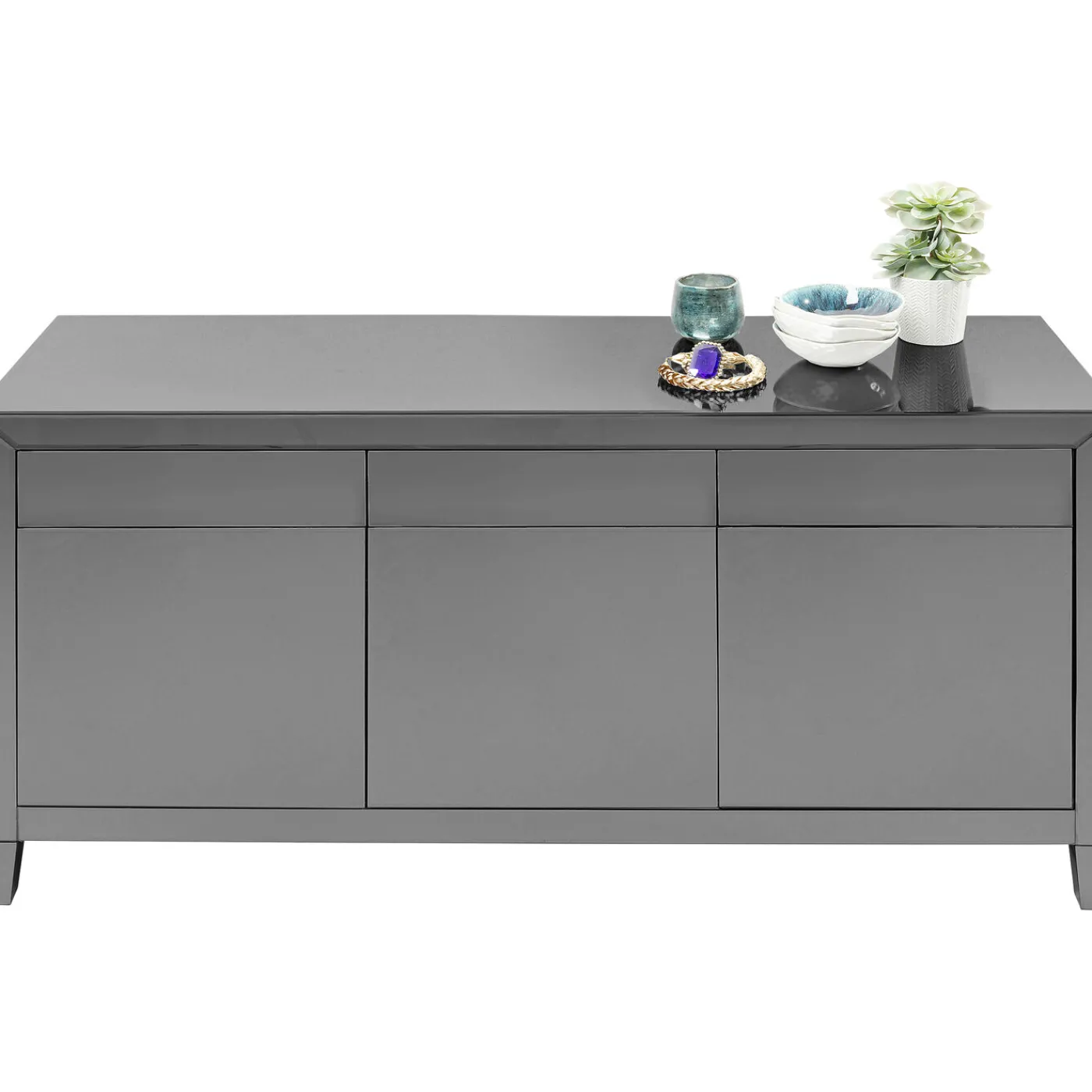 KARE Design Buffet Luxury Push Gris