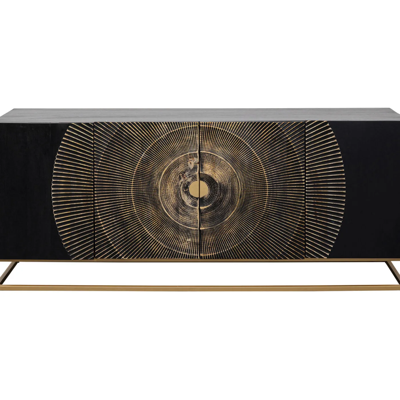 KARE Design Buffet Madeira Fonce 177X75Cm