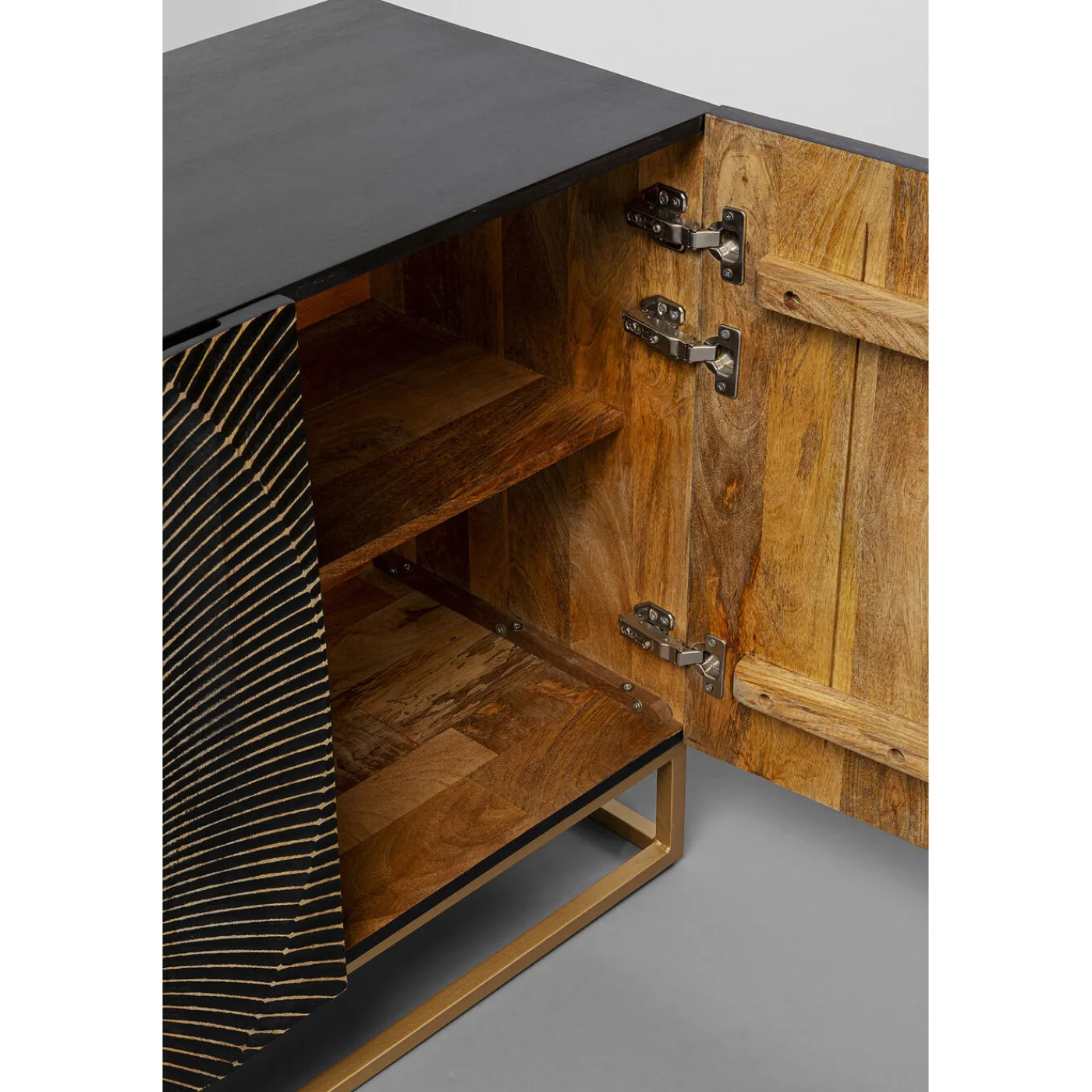 KARE Design Buffet Madeira Fonce 177X75Cm