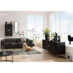 KARE Design Buffet Madeira Fonce 177X75Cm