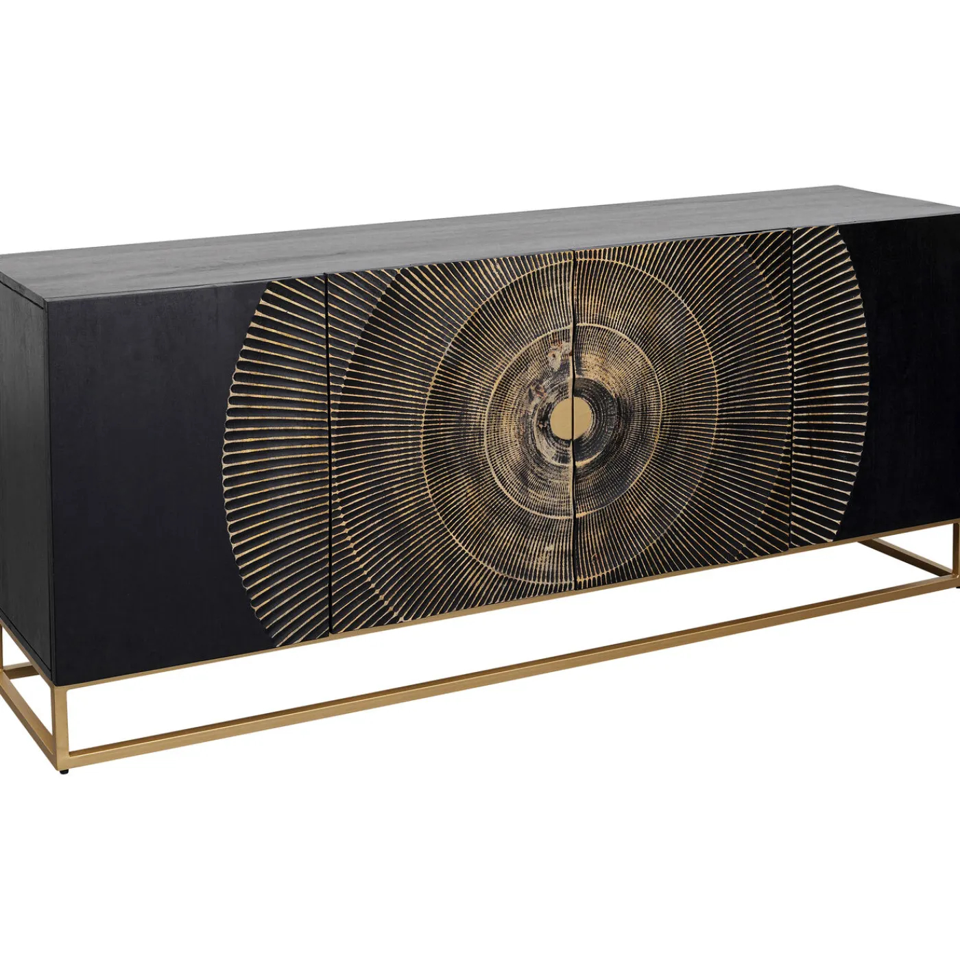 KARE Design Buffet Madeira Fonce 177X75Cm