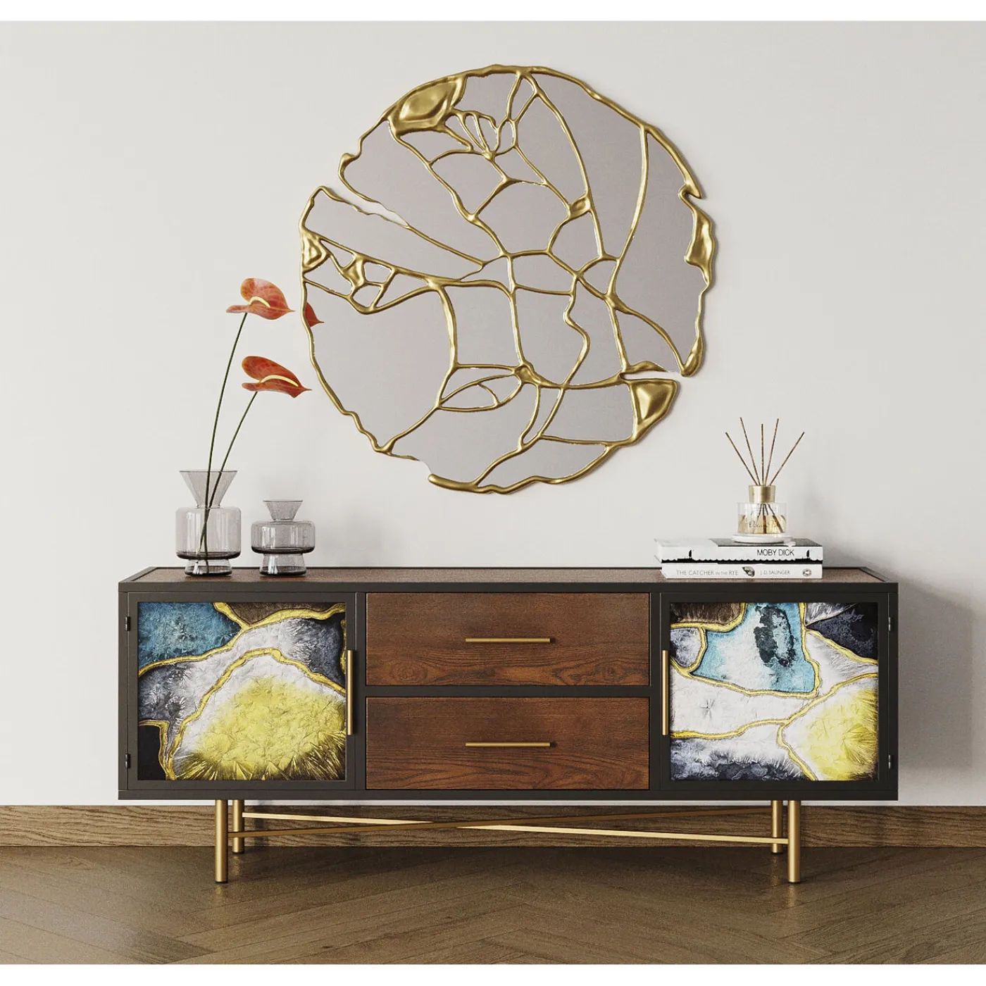 KARE Design Buffet Opal 140X55Cm