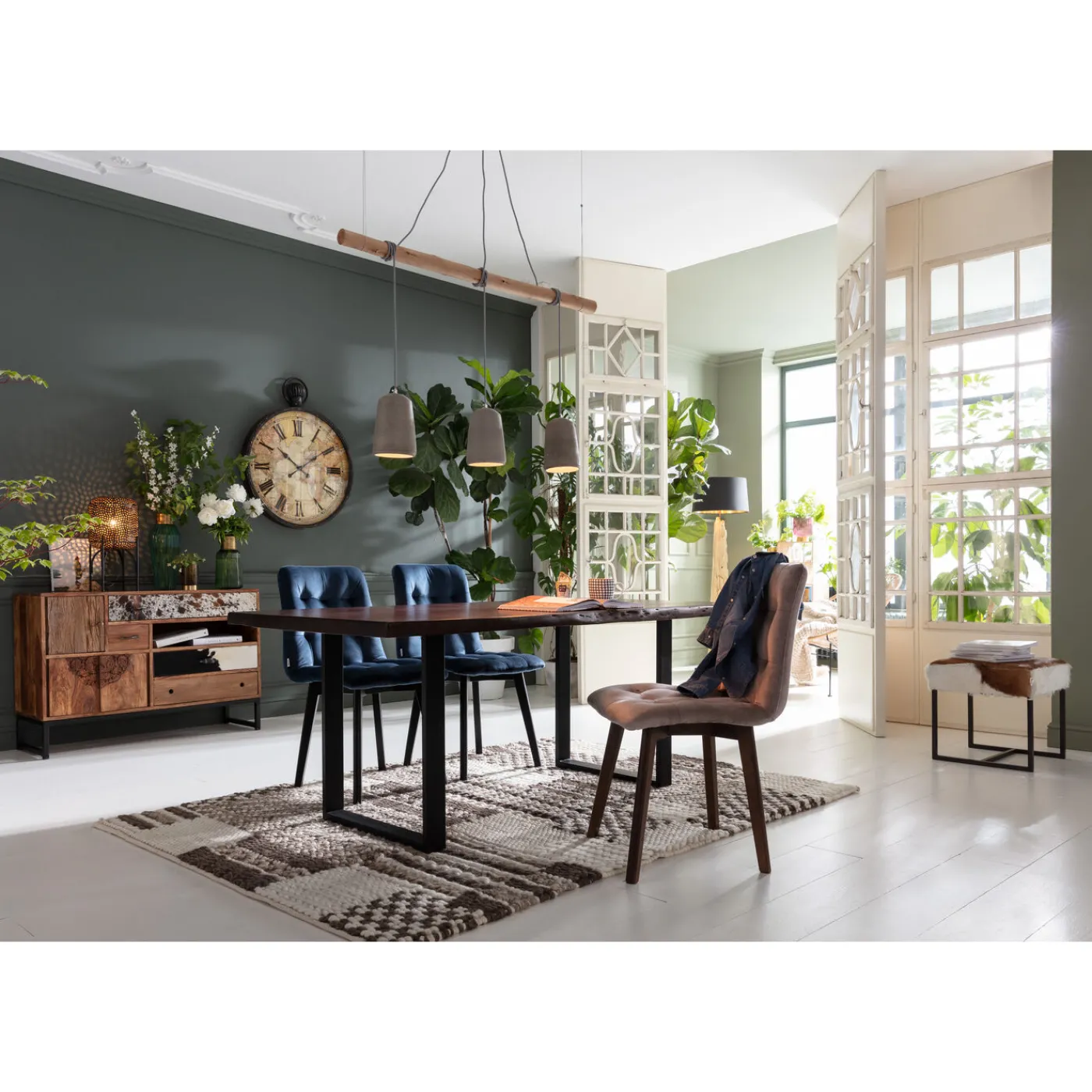 KARE Design Buffet Rodeo 3 Portes,4 Tiroirs