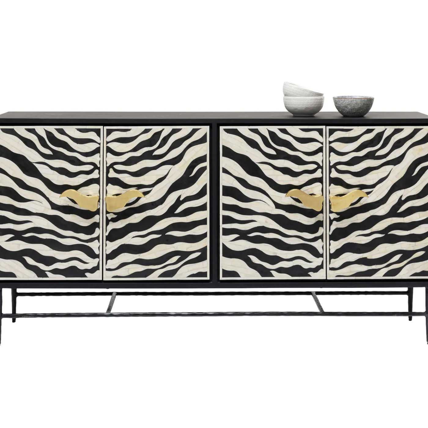 KARE Design Buffet Zebra 160X80Cm