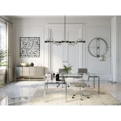 KARE Design Bureau D Angle Lorenco Chrome 210X180Cm