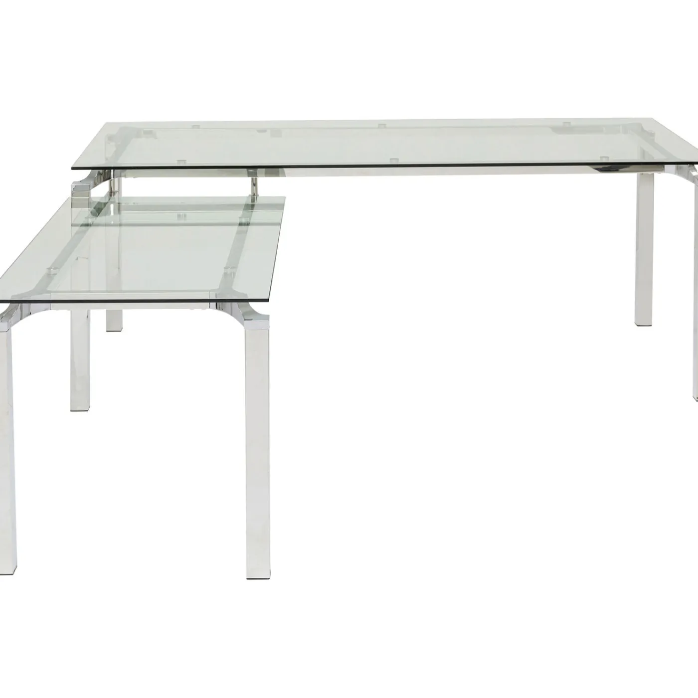 KARE Design Bureau D Angle Lorenco Chrome 210X180Cm