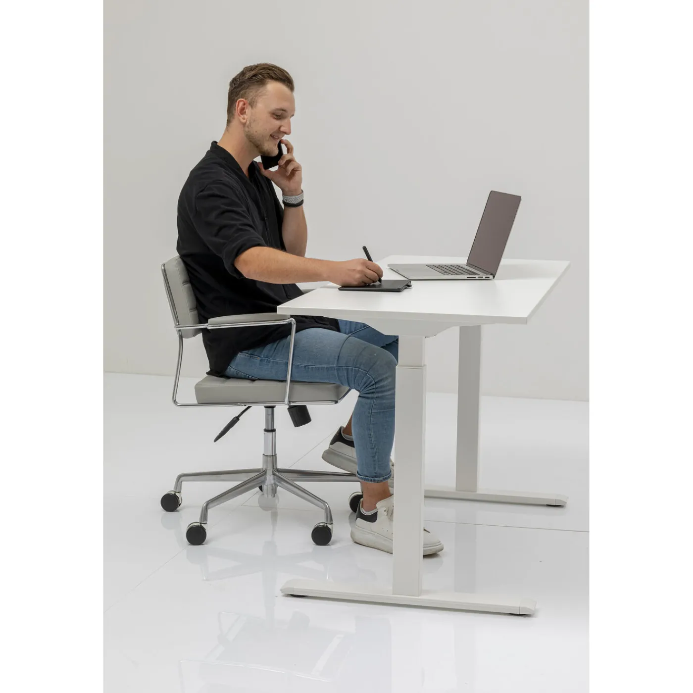 KARE Design Bureau Office Blanc Blanc 140X70