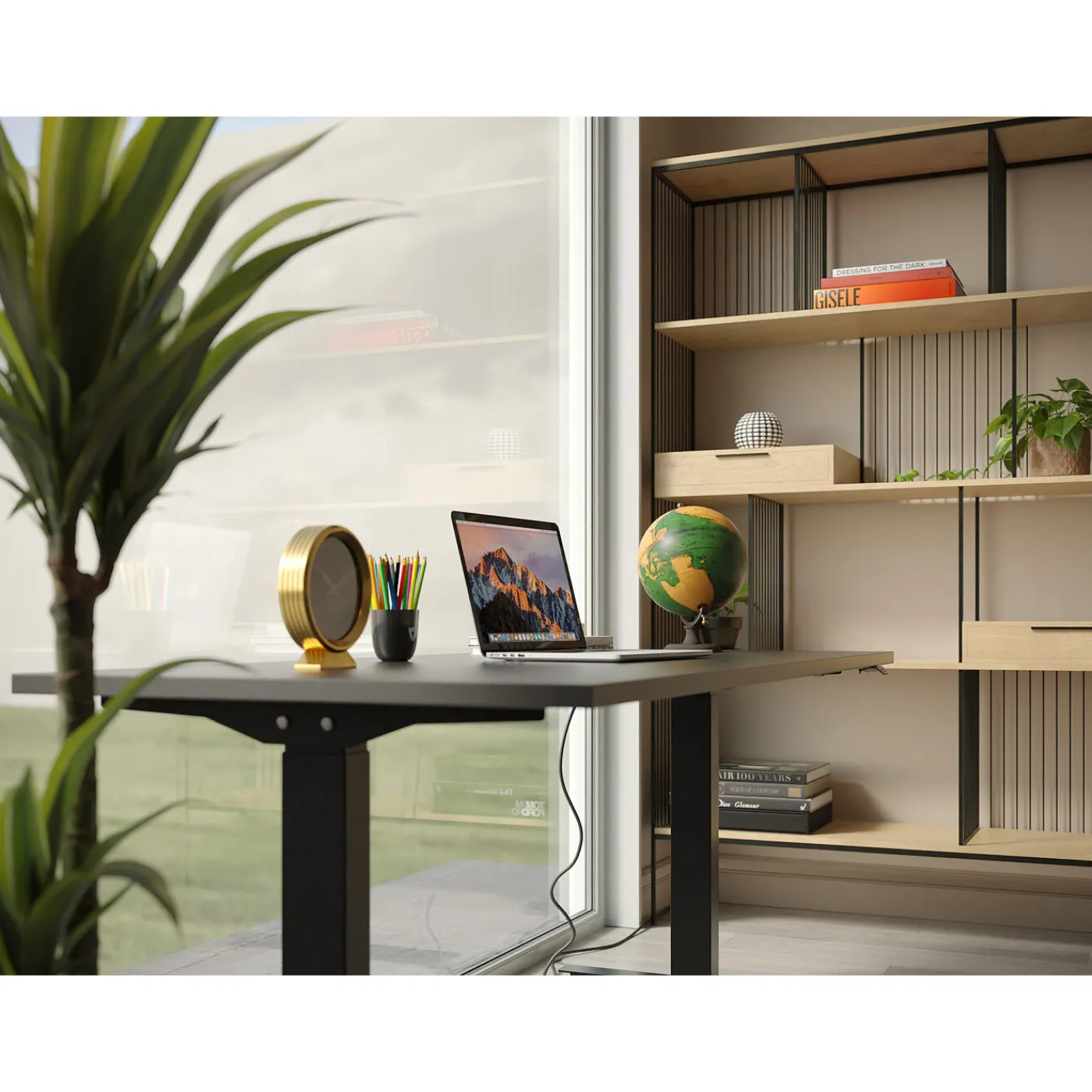 KARE Design Bureau Office Noir Noir 140X70