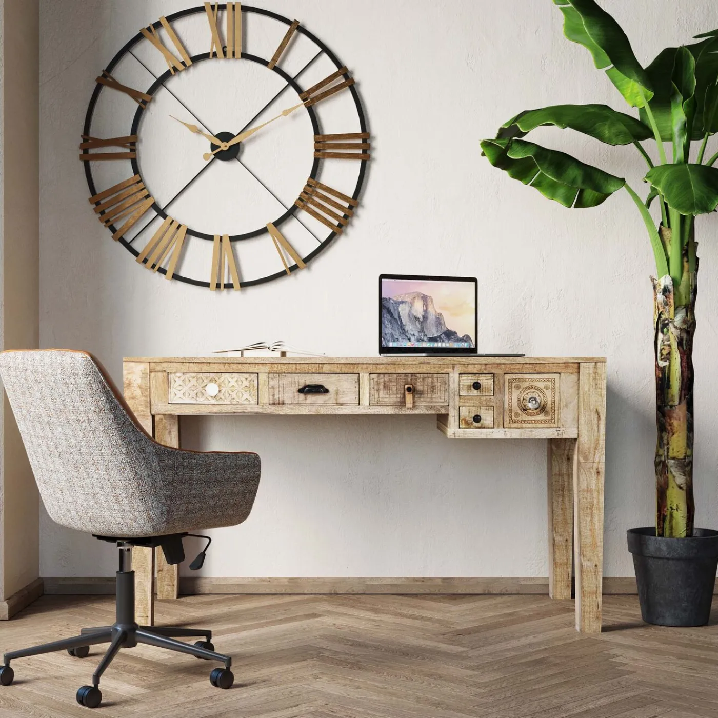 KARE Design Bureau Puro 6 Tiroirs 135X60Cm