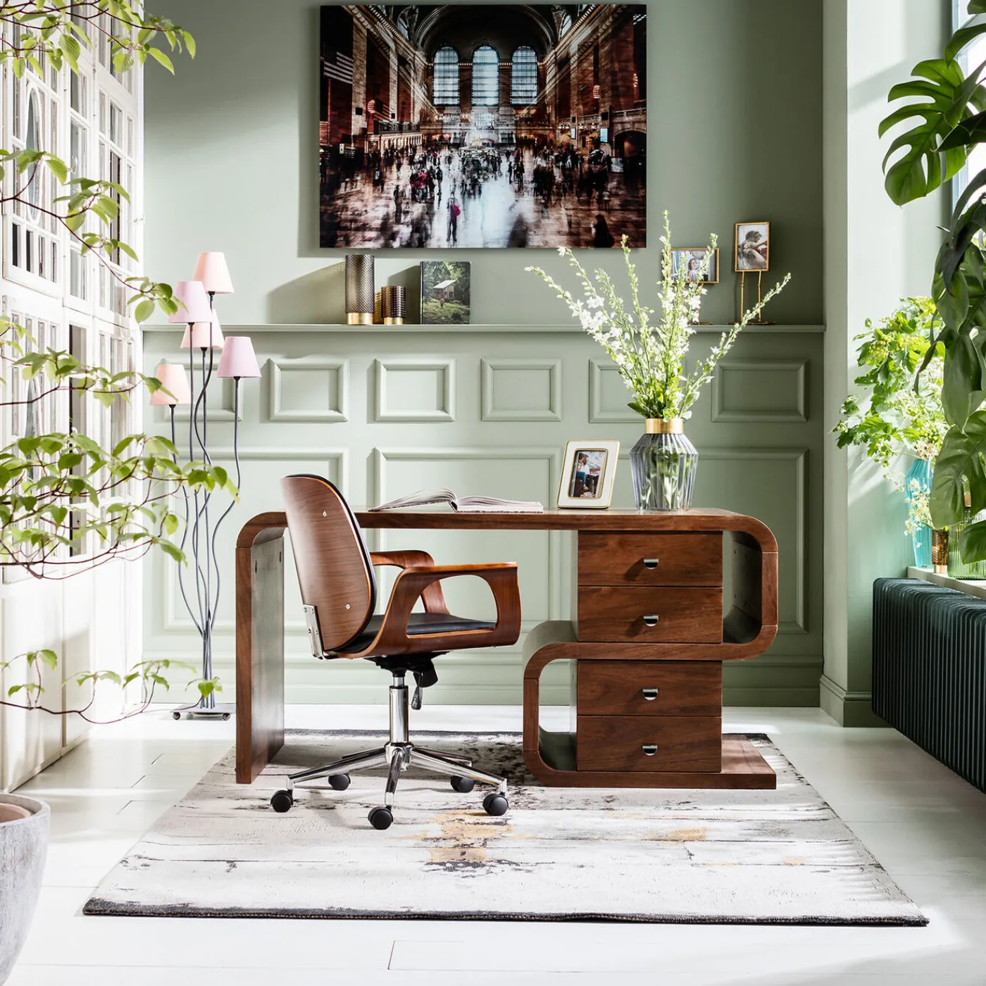 KARE Design Bureau Soft Snake Noyer 150X70Cm