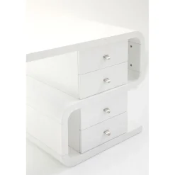 KARE Design Bureau White Club Snake 150X70Cm