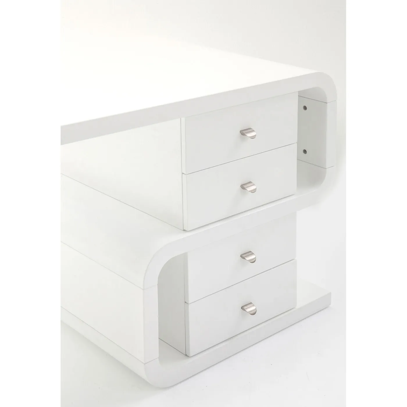 KARE Design Bureau White Club Snake 150X70Cm