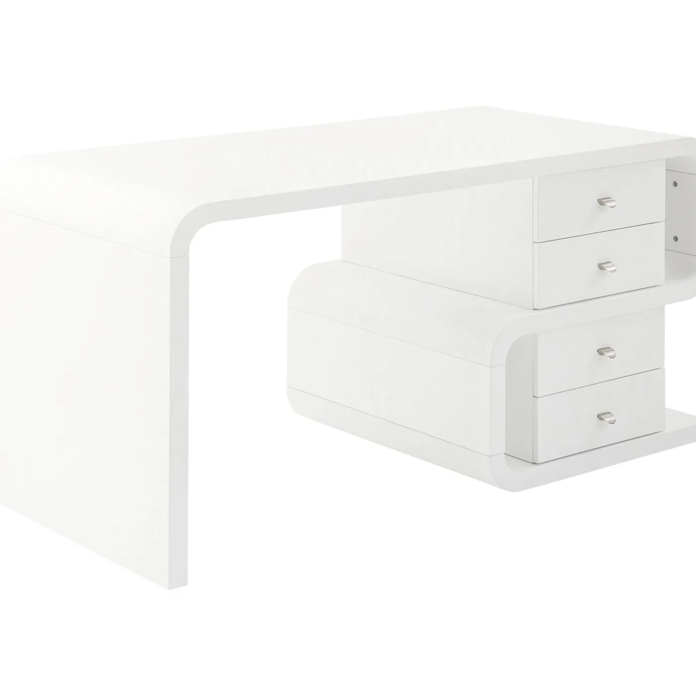 KARE Design Bureau White Club Snake 150X70Cm