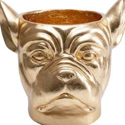 KARE Design Cachepot Décoratif Bulldog Dore