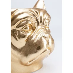 KARE Design Cachepot Décoratif Bulldog Dore