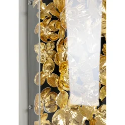 KARE Design Cadre Décoratif Gold Flower 60X60Cm