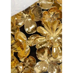 KARE Design Cadre Décoratif Gold Flower 60X60Cm