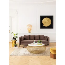 KARE Design Cadre Décoratif Golden Snail 120X120Cm