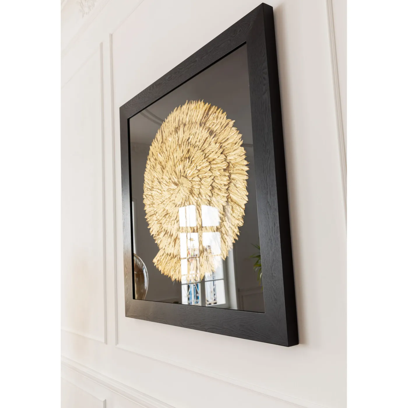 KARE Design Cadre Décoratif Golden Snail 120X120Cm