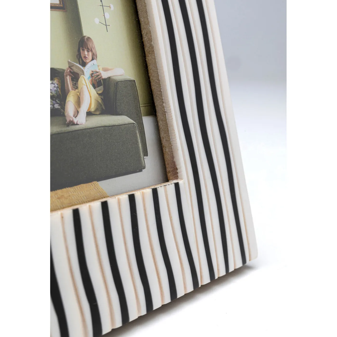 KARE Design Cadre Photo Black Stripes10X10Cm