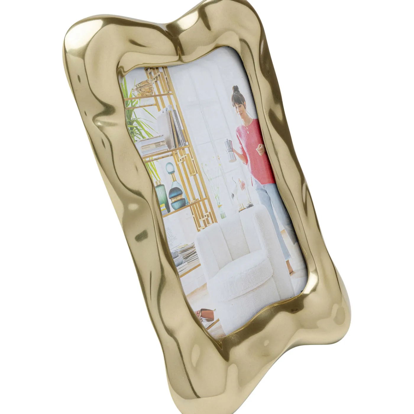 KARE Design Cadre Photo Jade Swing Dore 21X26Cm