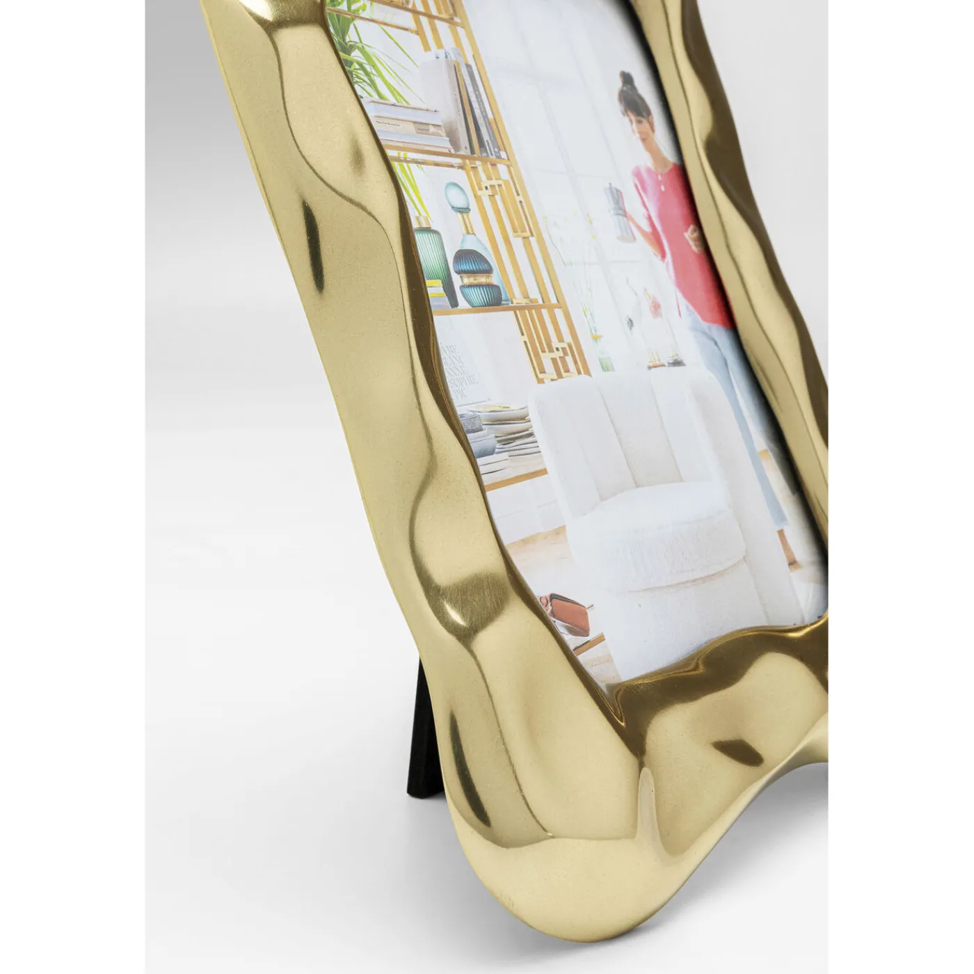 KARE Design Cadre Photo Jade Swing Dore 21X26Cm