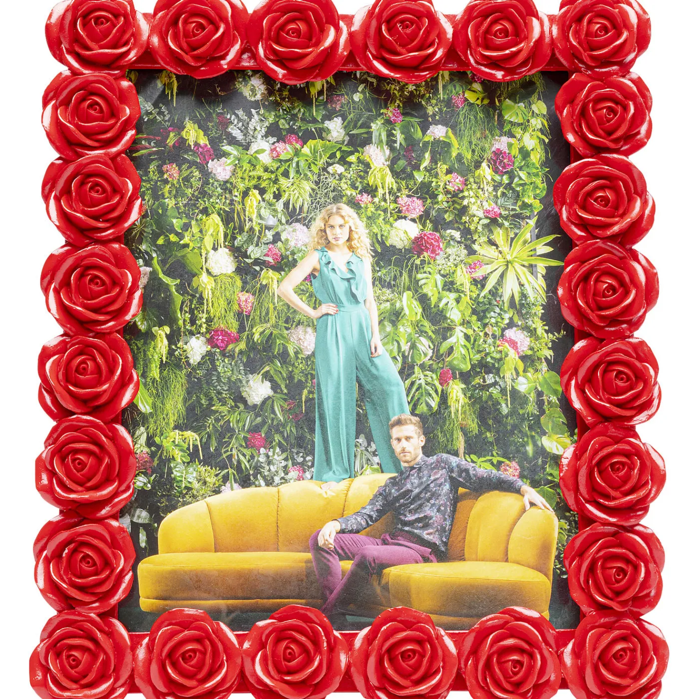 KARE Design Cadre Photo Romantic Rose Rouge 20X25Cm