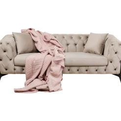 KARE Design Canapés Bellissima 2-Places Velours Beige 200Cm