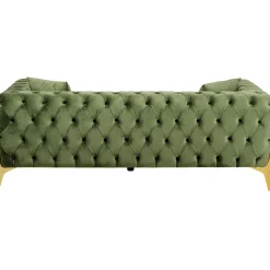 KARE Design Canapés Bellissima 2-Places Velours Vert 200Cm