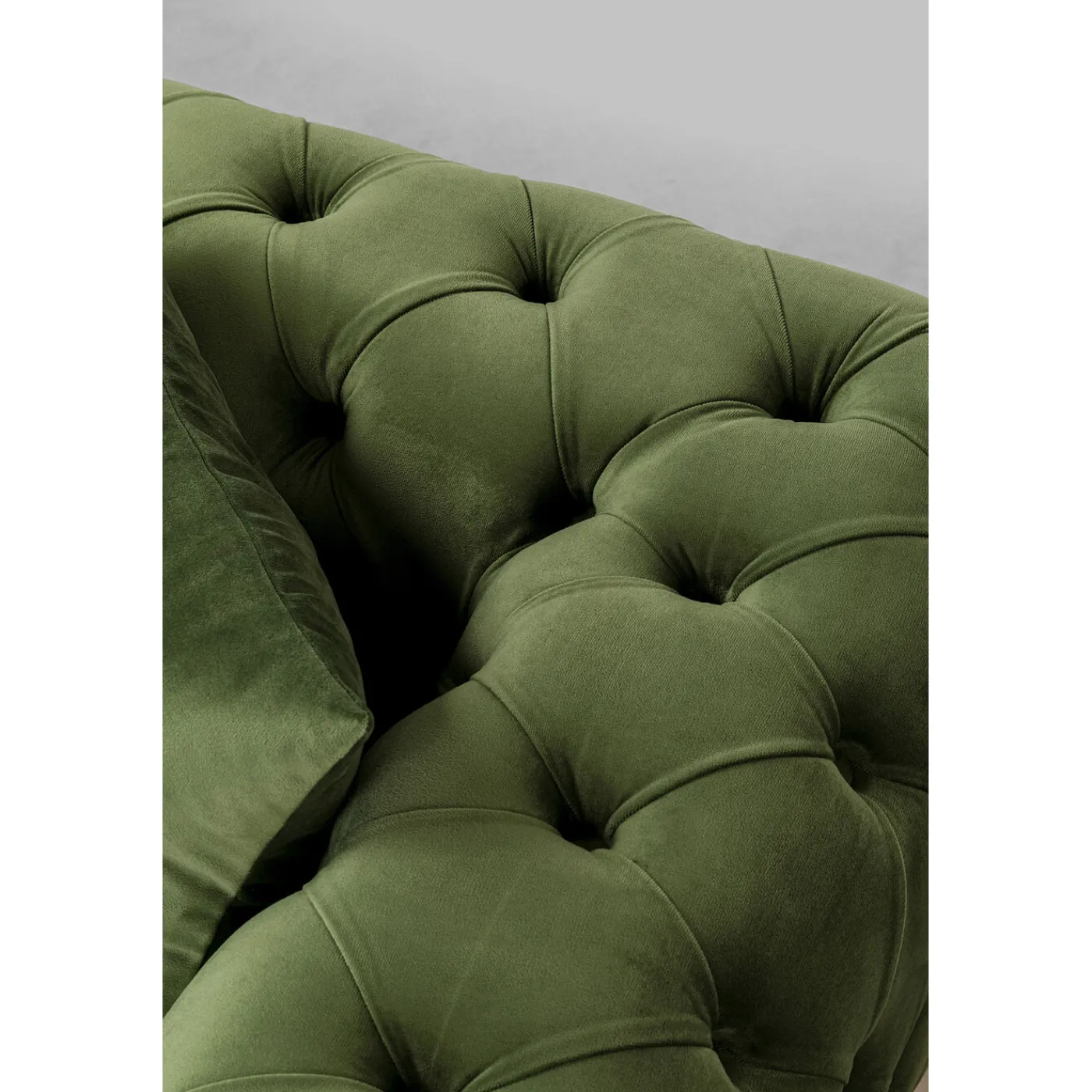 KARE Design Canapés Bellissima 2-Places Velours Vert 200Cm